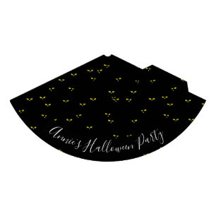 Chapeaux De Fètes Yellow Cat Eyes on Black Best Halloween Party