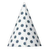 Chapeaux De Fètes Yeux à points bleu d'Halloween (Dos)