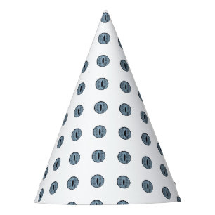 Chapeaux De Fètes Yeux à points bleu d'Halloween