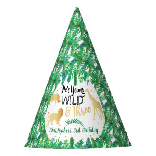 Chapeaux De Fètes Young Wild & Three Boys Troisième anniversaire
