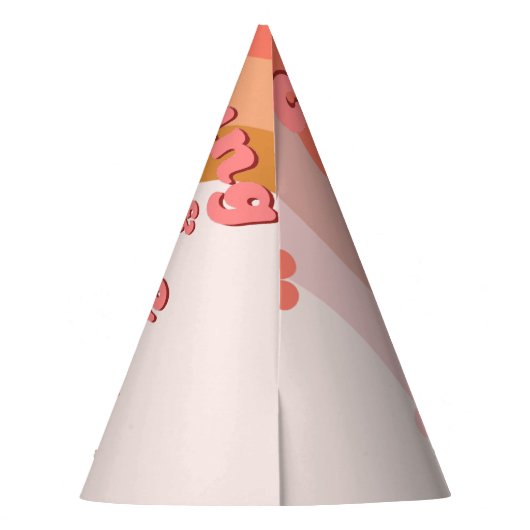 Chapeaux De Fètes Young wild & Three Groovy daisy 3rd Birthday Party (Dos)