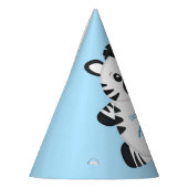 Chapeaux De Fètes Zebra Birthday Party Blue (Gauche)