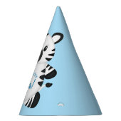 Chapeaux De Fètes Zebra Birthday Party Blue (Droite)