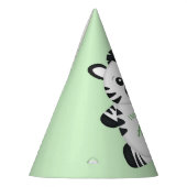 Chapeaux De Fètes Zebra Birthday Party Green (Gauche)