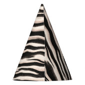 Chapeaux De Fètes Zebra raye une texture transparente + vos idées (Dos)