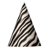 Chapeaux De Fètes Zebra raye une texture transparente + vos idées (Devant)