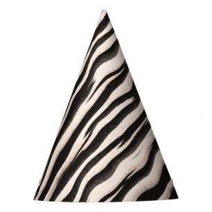 Chapeaux De Fètes Zebra raye une texture transparente + vos idées