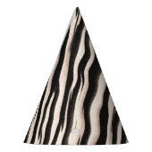 Chapeaux De Fètes Zebra raye une texture transparente + vos idées (Gauche)