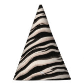 Chapeaux De Fètes Zebra raye une texture transparente + vos idées (Droite)