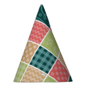 Chapeaux De Fètes Zigzag, Chevron, En vichy, Pois, Patchwork (Droite)