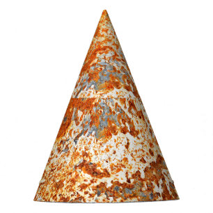 Chapeaux De Fètes zinc rouillé : arrière - plan de texture grunge.