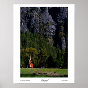 Chapel afdrukken poster