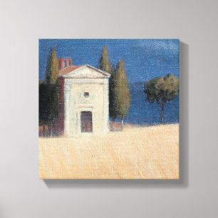 Chapel bij Pienza II 2012 Canvas Afdruk