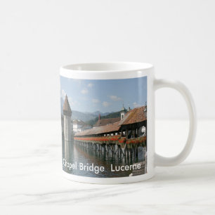 Chapel Bridge, Lucerne, Zwitserland Koffiemok