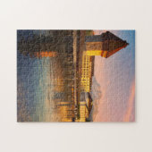 Chapel Bridge, Luzerne bij schemerpuzzle Legpuzzel (Horizontaal)