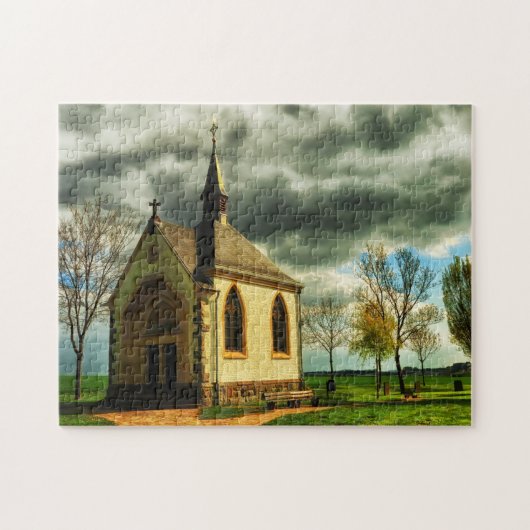 Chapel Eifel Duitsland. Legpuzzel (Horizontaal)