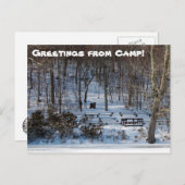 Chapel in de winter briefkaart (Voorkant / Achterkant)