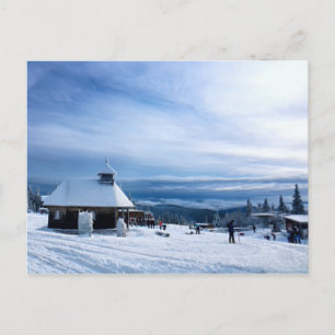 Chapel in het Alpen Sneeuwgebergte Briefkaart