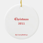 Chapel in Sky Valley Ornament (Achterkant)