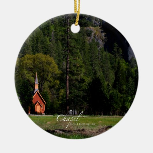 Chapel in Yosemite Keramisch Ornament (Voorkant)
