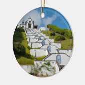 Chapel op de Azoren Keramisch Ornament (Links)