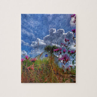 Chapel op de puzzel van de heuvel