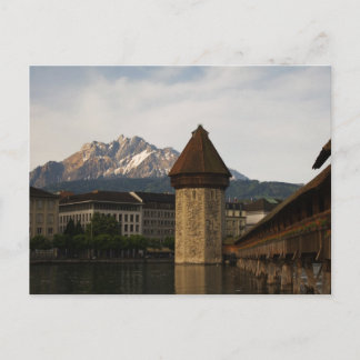 Chapelbrug (Kappelbrücke) zwitserse briefkaart
