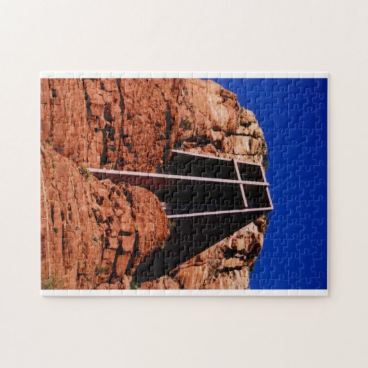 Chapelle dans le puzzle de roches (Horizontal)