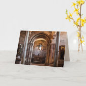 chapelle de nuremberg carte de voeux (Fleur jaune)