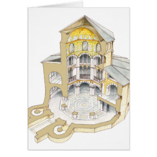 Chapelle de Palatine. Aix-la-Chapelle. L'Allemagne