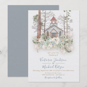 Chapelle Rustique dans les Bois invitations de mar