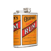 Chapins zuiver oud etiket heupfles (Rechts)