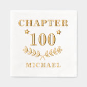 Chapitre 100 Anniversaire Nom personnalisé (Recto)