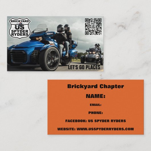 Chapitre Brickyard - Cartes de visite 2 (Devant / Derrière)