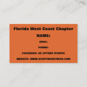 Chapitre de la côte ouest de Floride - Cartes de v (Dos)