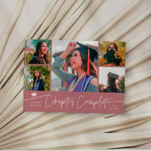 Chapitre Terminé Carte Multi Photo Rose