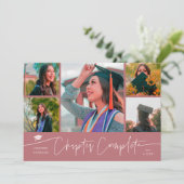 Chapitre Terminé Carte Multi Photo Rose (Debout devant)