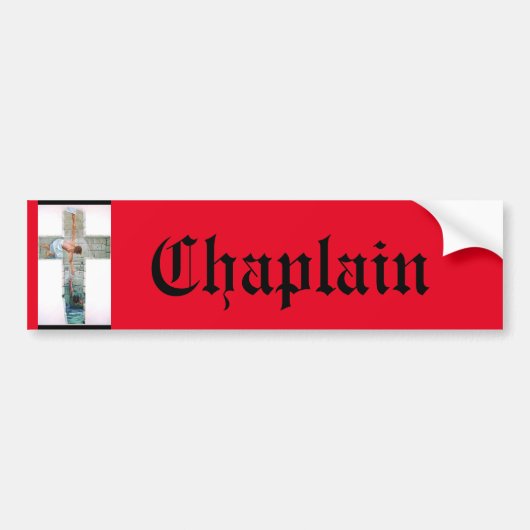 Chaplain bumper sticker (Voorkant)
