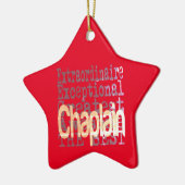 Chaplain Extraordinaire Keramisch Ornament (Links)