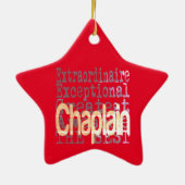 Chaplain Extraordinaire Keramisch Ornament (Achterkant)