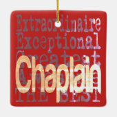 Chaplain Extraordinaire Keramisch Ornament (Achterkant)