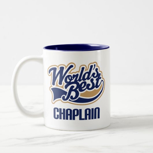 Chaplain Gift Tweekleurige Koffiemok (Links)