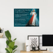 Chaplet of Divine Mercy Prayer Poster (Thuiskantoor)