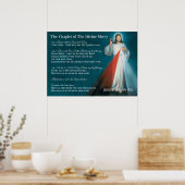 Chaplet of Divine Mercy Prayer Poster (Keuken)