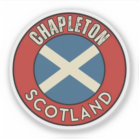 Chapleton, Schotland Sticker (Voorkant)