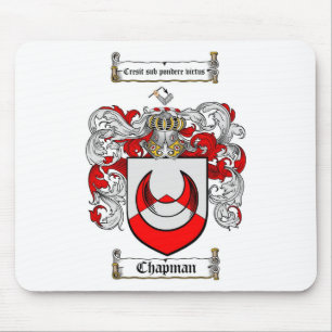 CHAPMAN FAMILT CREST - CHAPMAN COAT OF ARMS MUISMAT