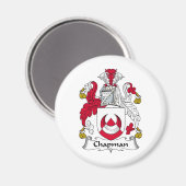 Chapman Family Crest Magneet (Voorkant / Achterkant)