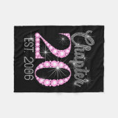 Chapter 20 Est 2006 Happy 20th Birthday Gift  Fleece Deken (Voorkant (Horizontaal))