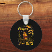 Chapter 53 Fabulous Since 1972 53rd Birthday Women Sleutelhanger (Voorkant)