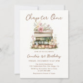 Chapter One Books 1st Birthday Invitation (Devant)